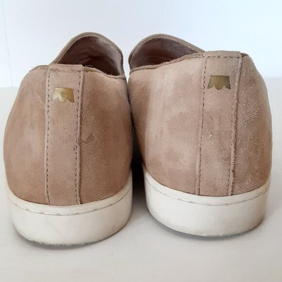 Birdies The Swift Shell Sneakers Sand Genuine Suede Slip On Shoes Womens 10.5 - Picture 5 of 13